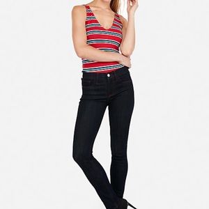 🔥🔥💥❤️NEW Express one eleven striped tank